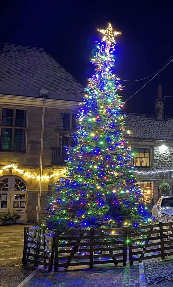 Christmas Tree in Helmsley December 2023