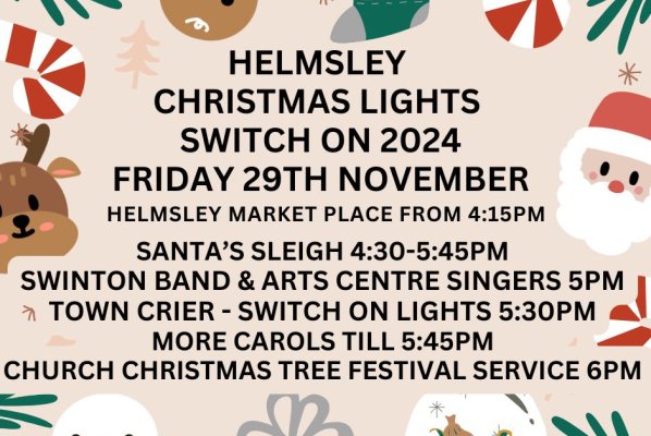 Helmsley Christmas Lights Switch On- 29th November 2024