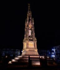 Feversham Monument at night. Photographer Steve Bell of Helmsley.