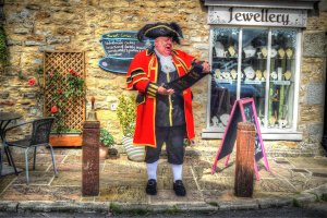 Helmsley Town Crier David Hinde in Helmsley